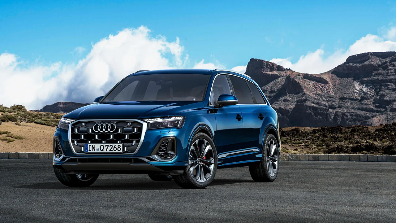 Оновлений Audi Q7 отримав нове "обличчя" і лазерні фари, що налаштовуються.